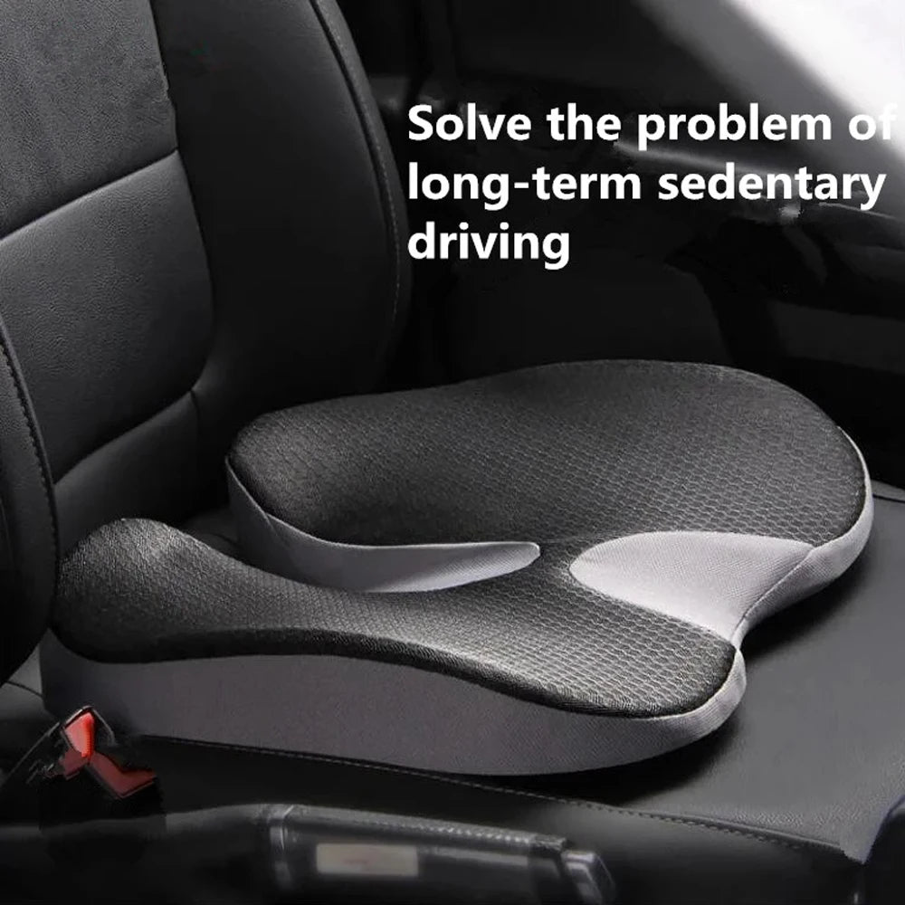 Orthopedic Memory Foam Cushion – Non-Slip Tailbone & Sciatica Pain Relief Seat