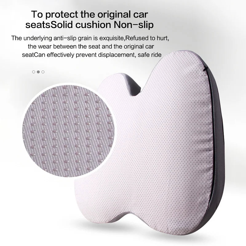 Orthopedic Memory Foam Cushion – Non-Slip Tailbone & Sciatica Pain Relief Seat