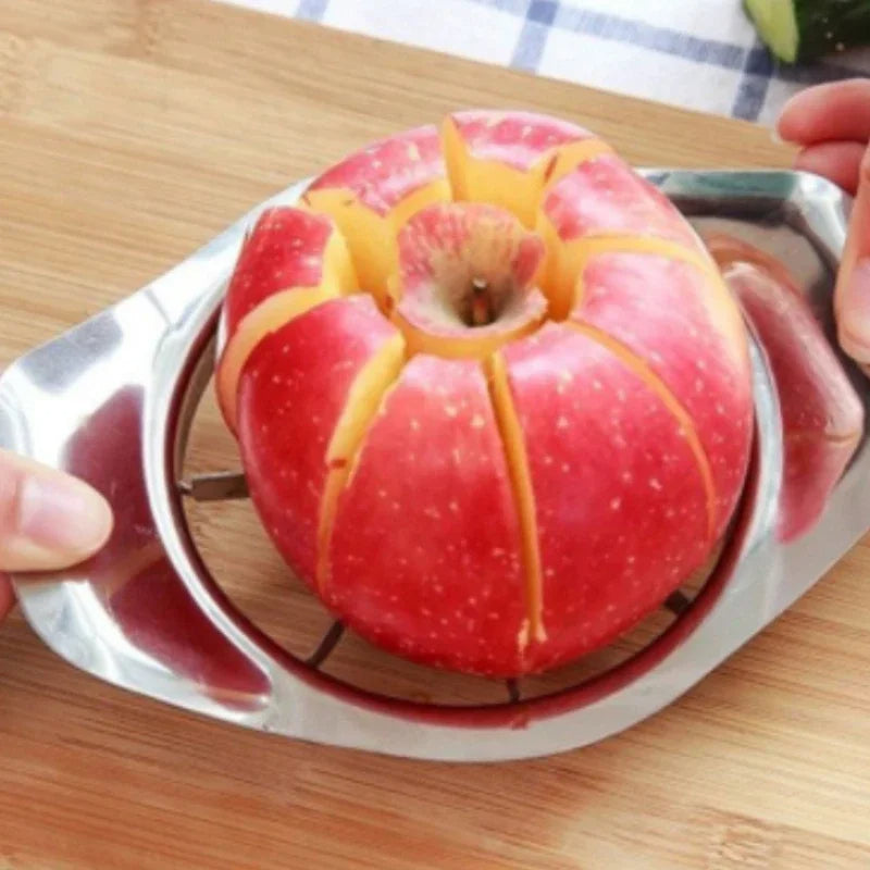 Stainless Steel Apple Slicer & Cutter – Easy Fruit & Vegetable Divider Tool