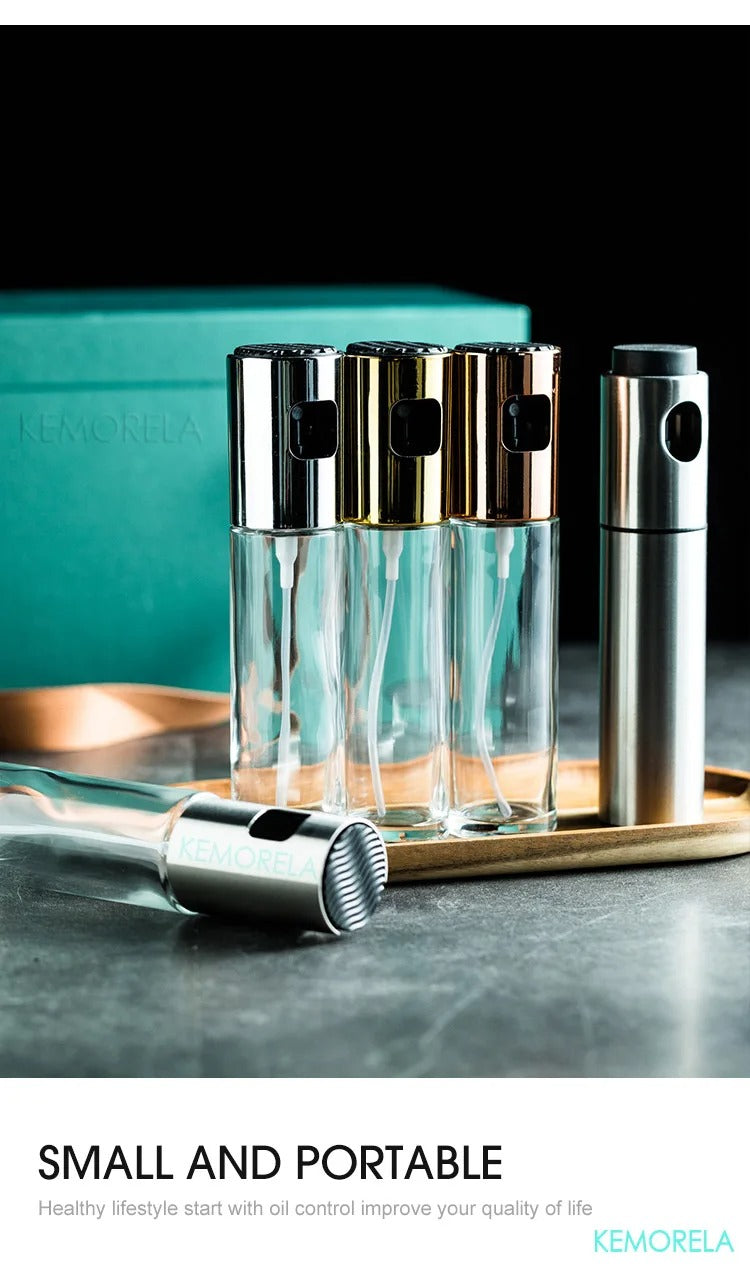 Push-Type Olive Oil Sprayer Bottle – Leak-Proof Pump Dispenser for Cooking, Grilling & BBQ