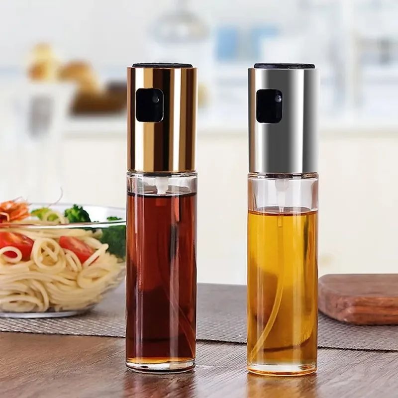 Push-Type Olive Oil Sprayer Bottle – Leak-Proof Pump Dispenser for Cooking, Grilling & BBQ