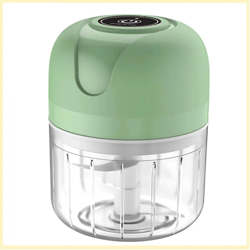 Electric Garlic Masher – USB Rechargeable Mini Food Chopper (250ml)