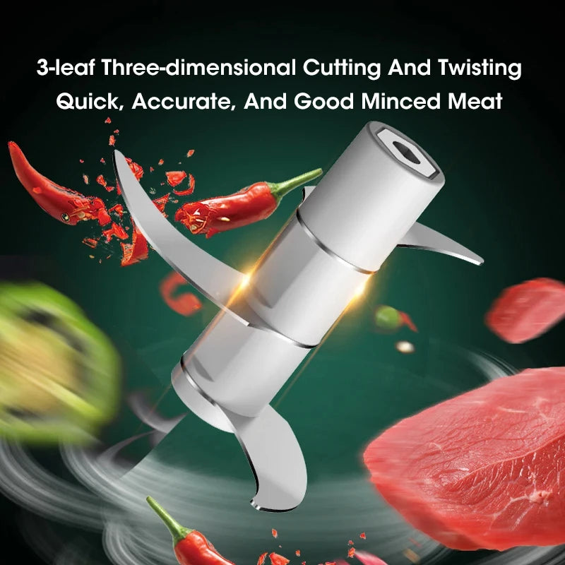 Electric Garlic Masher – USB Rechargeable Mini Food Chopper (250ml)