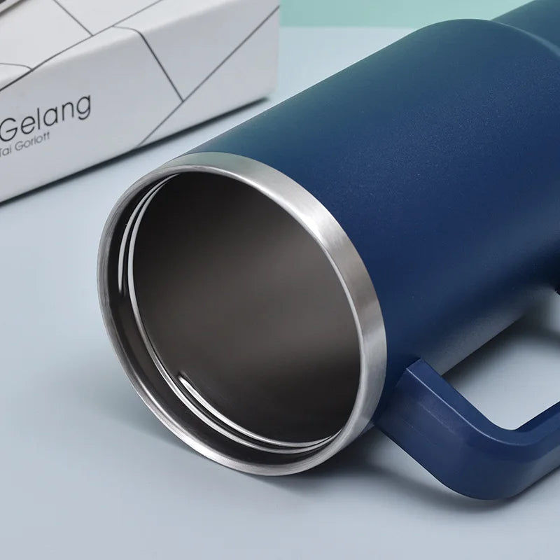 40oz Vacuum Insulated Tumbler – Stainless Steel Travel Mug with Handle