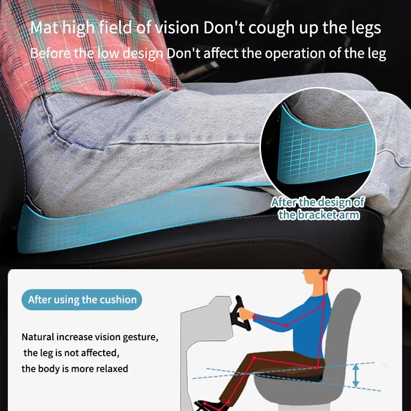 Orthopedic Memory Foam Cushion – Non-Slip Tailbone & Sciatica Pain Relief Seat