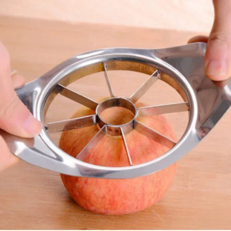 Stainless Steel Apple Slicer & Cutter – Easy Fruit & Vegetable Divider Tool