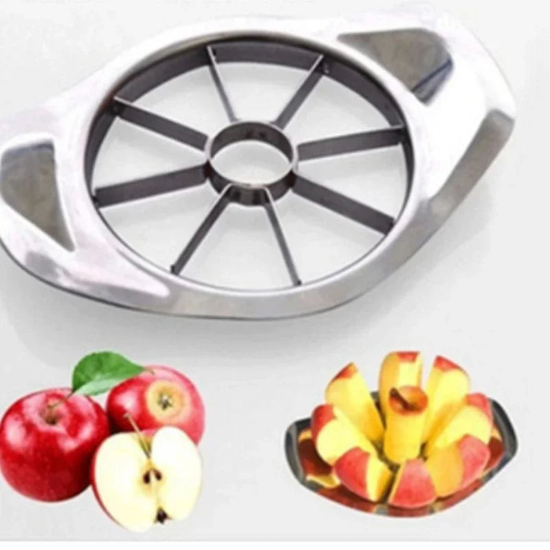 Stainless Steel Apple Slicer & Cutter – Easy Fruit & Vegetable Divider Tool