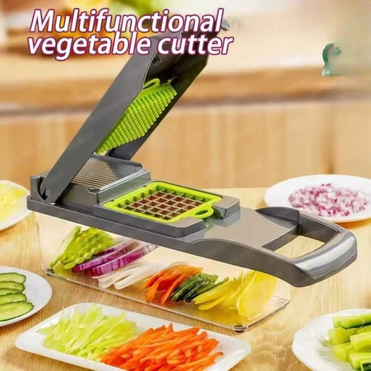 16-in-1 Mandoline Slicer & Vegetable Chopper – Multi-Function Kitchen Tool for Slicing, Grating & Shredding Veggies, Cheese, and More