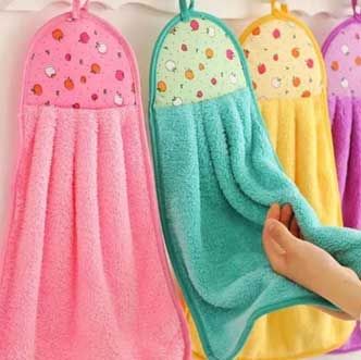 Soft Kitchen Hand Towel – Absorbent & Quick-Dry Cleaning Towel for Daily Use