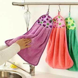 Soft Kitchen Hand Towel – Absorbent & Quick-Dry Cleaning Towel for Daily Use